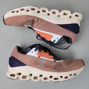 On Cloud Running Women's Sneakers in Dusty Pink, Orange & Navy